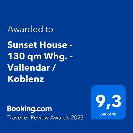 Sunset House - 130 Qm Whg. - Vallendar / Koblenz Eksteriør billede